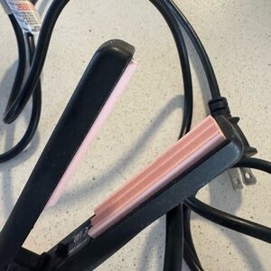 Pink and Black Hair Straightener